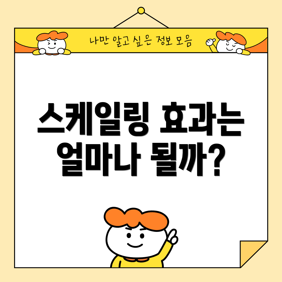 스케일링 효과는 얼마나 될까?