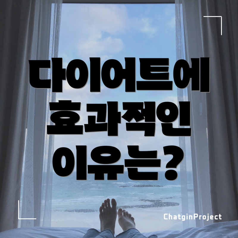 다이어트에 효과적인 이유는?