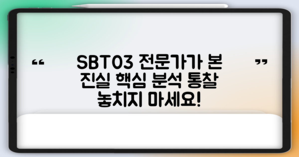 전문가가 보는 SBT03