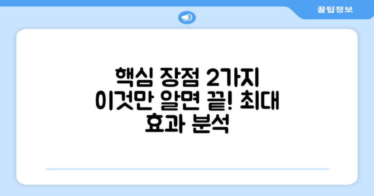 2가지 주요 장점 분석