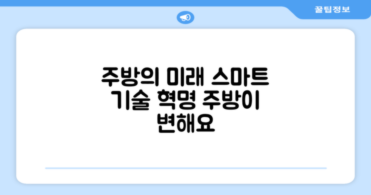 스마트 기술, 주방의 혁신