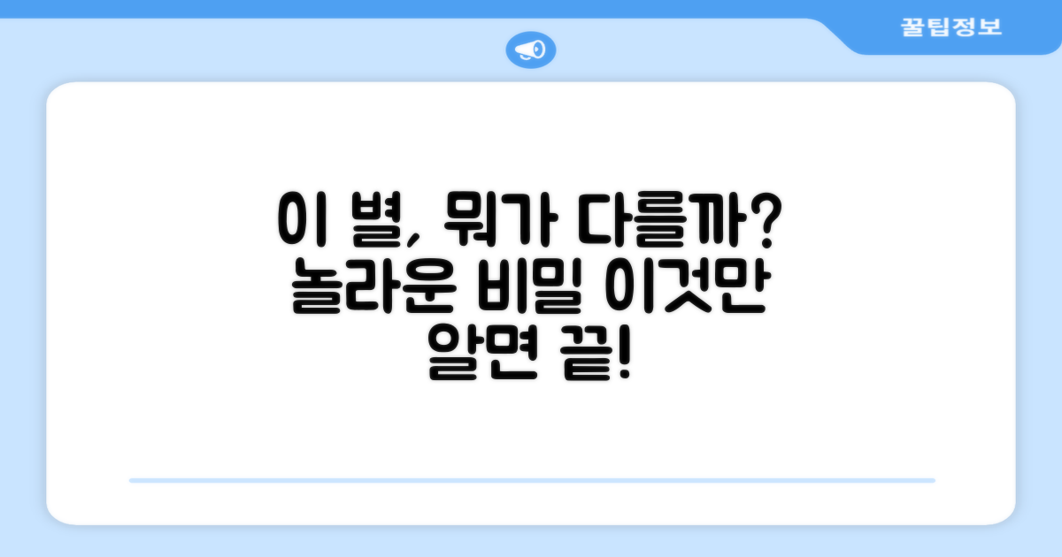 이 별, 특별한 점은?
