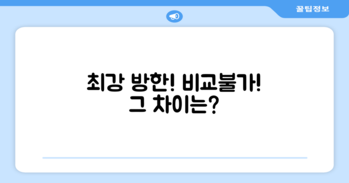최강 방한! 어떤 점이 다를까요?