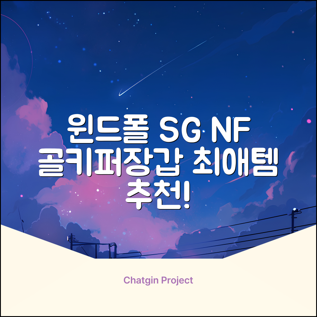 윈드폴스포츠 SG NF 축구 골키퍼장갑 5호-10호, 윈드폴스포츠 SG NF 골키퍼장갑 화이트 블랙, 1개 추천 리뷰