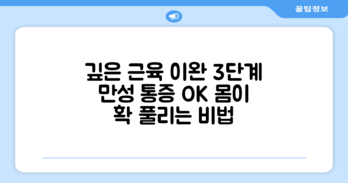 3단계 깊은 근육 이완