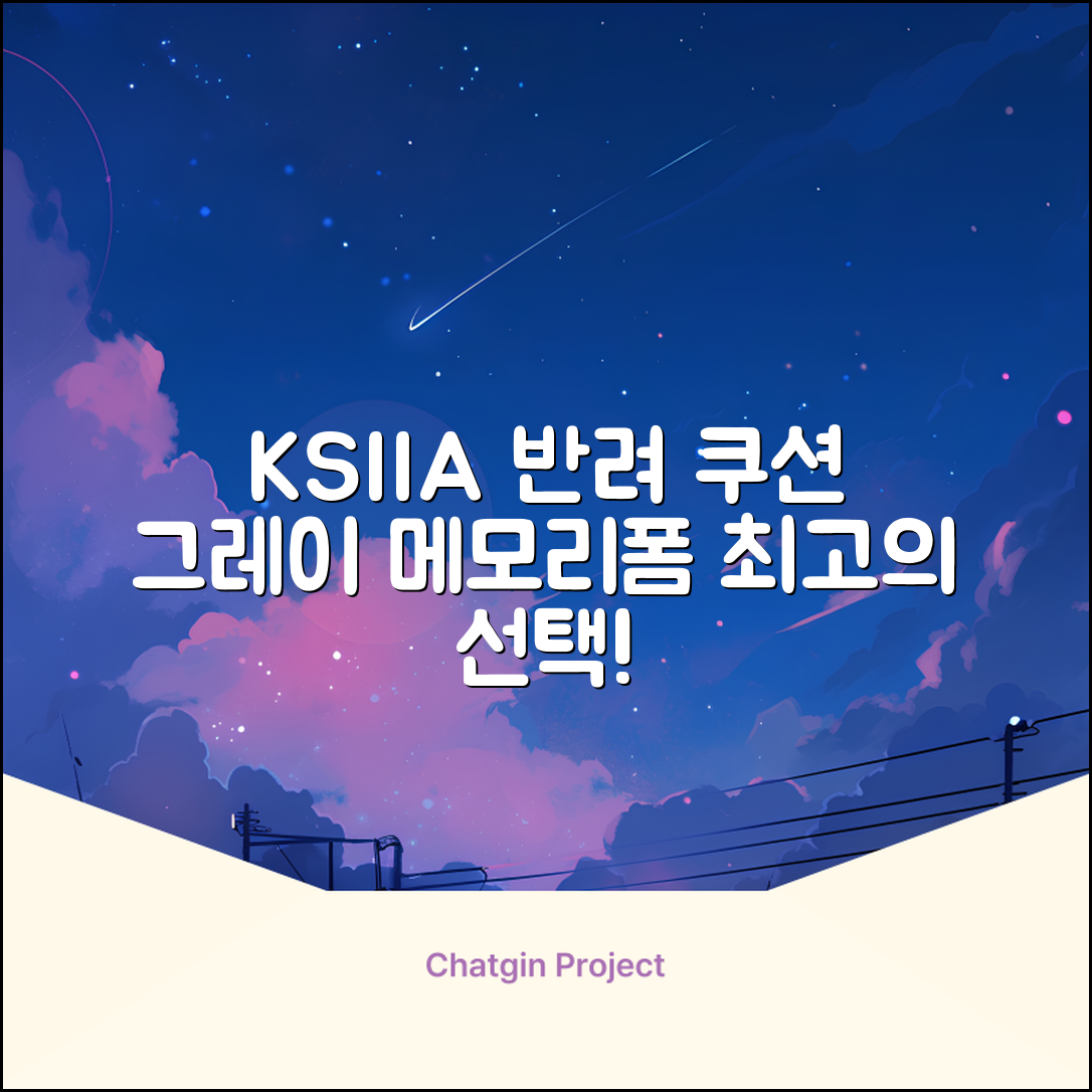 KSIIA 탈착식 반려동물 메모리폼 쿠션 그레이, 1개, grey 추천 리뷰