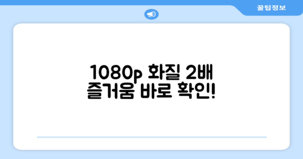 1080P 선명도, 2배 즐거움