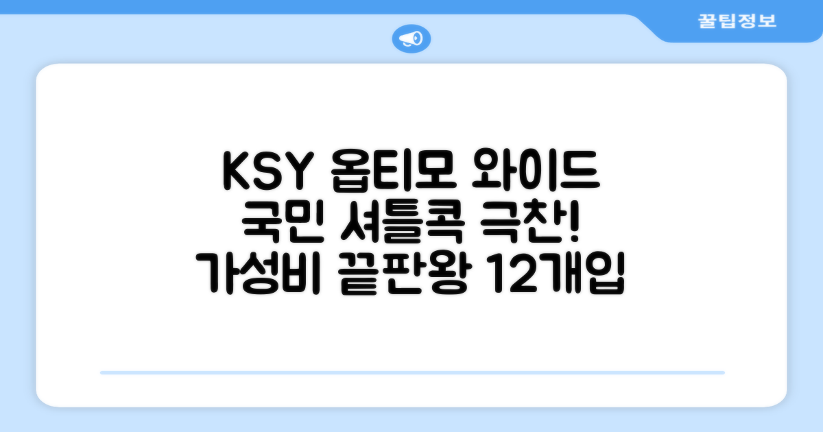 ksy 옵티모 와이드 배드민턴 셔틀콕, 화이트, 12개입, 1개 추천 리뷰