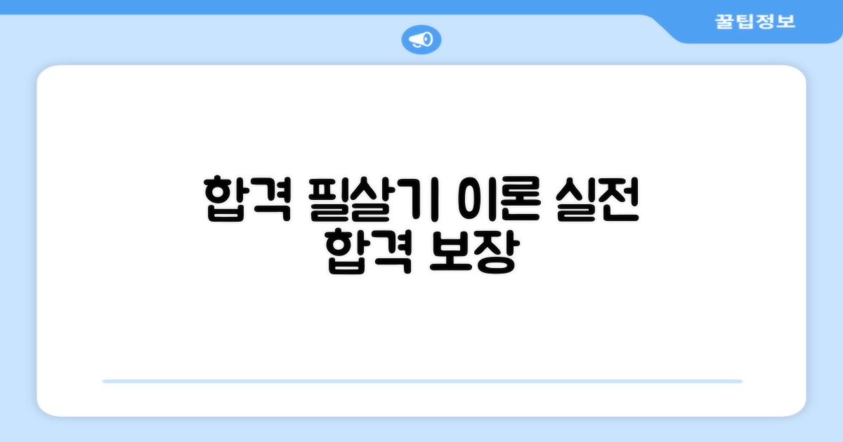 합격 전략: 이론과 실전