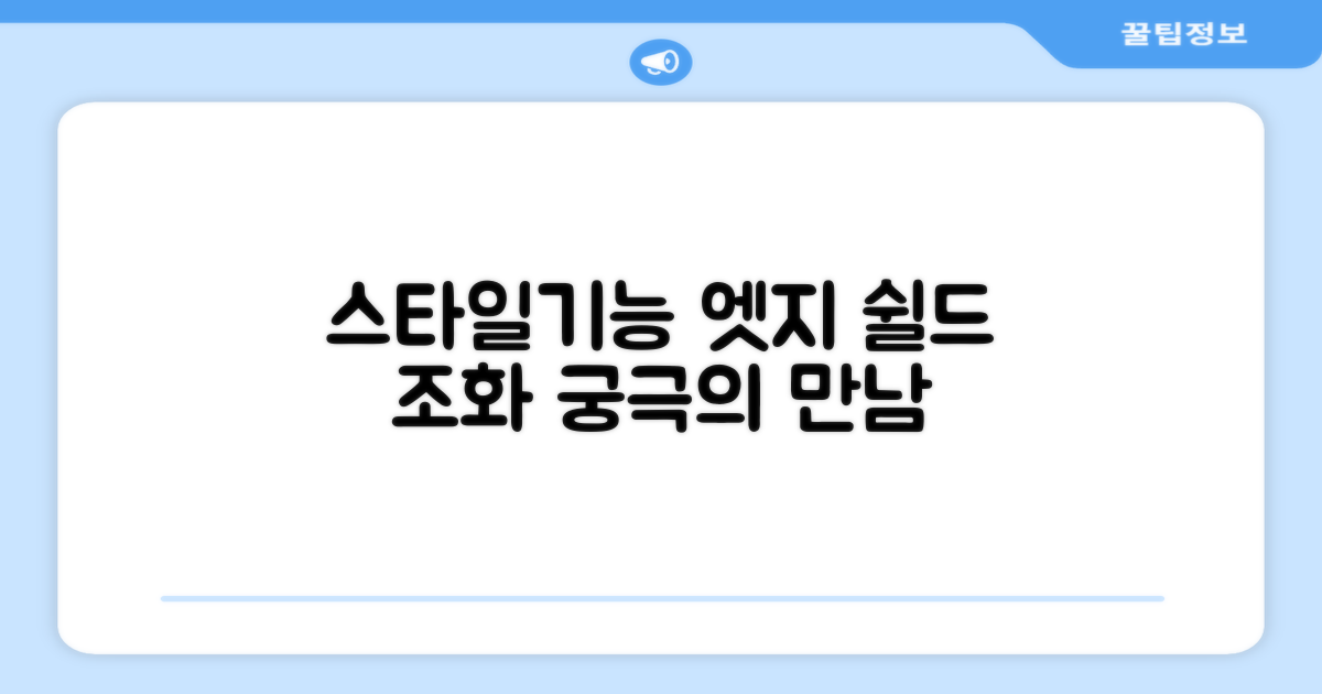 스타일과 기능, 엣지 쉴드의 조화