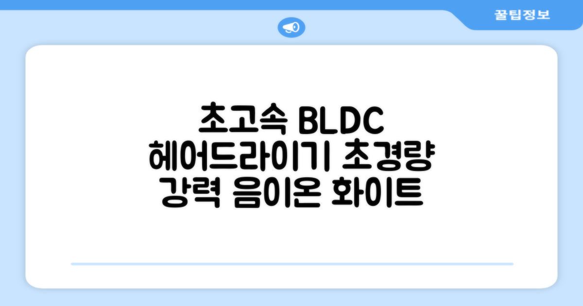 오지렌 초고속 고출력 초경량 음이온 BLDC 모터 헤어 드라이기, 화이트 추천 리뷰