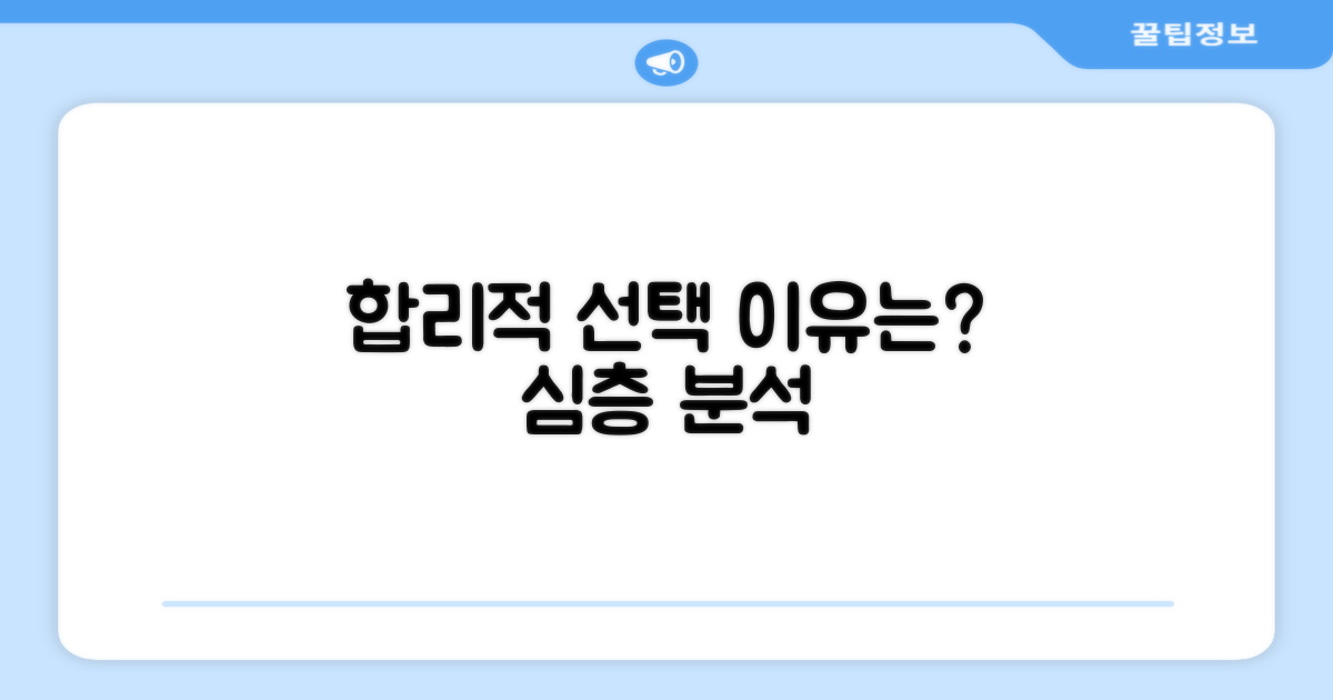 합리적 선택, 이유는?