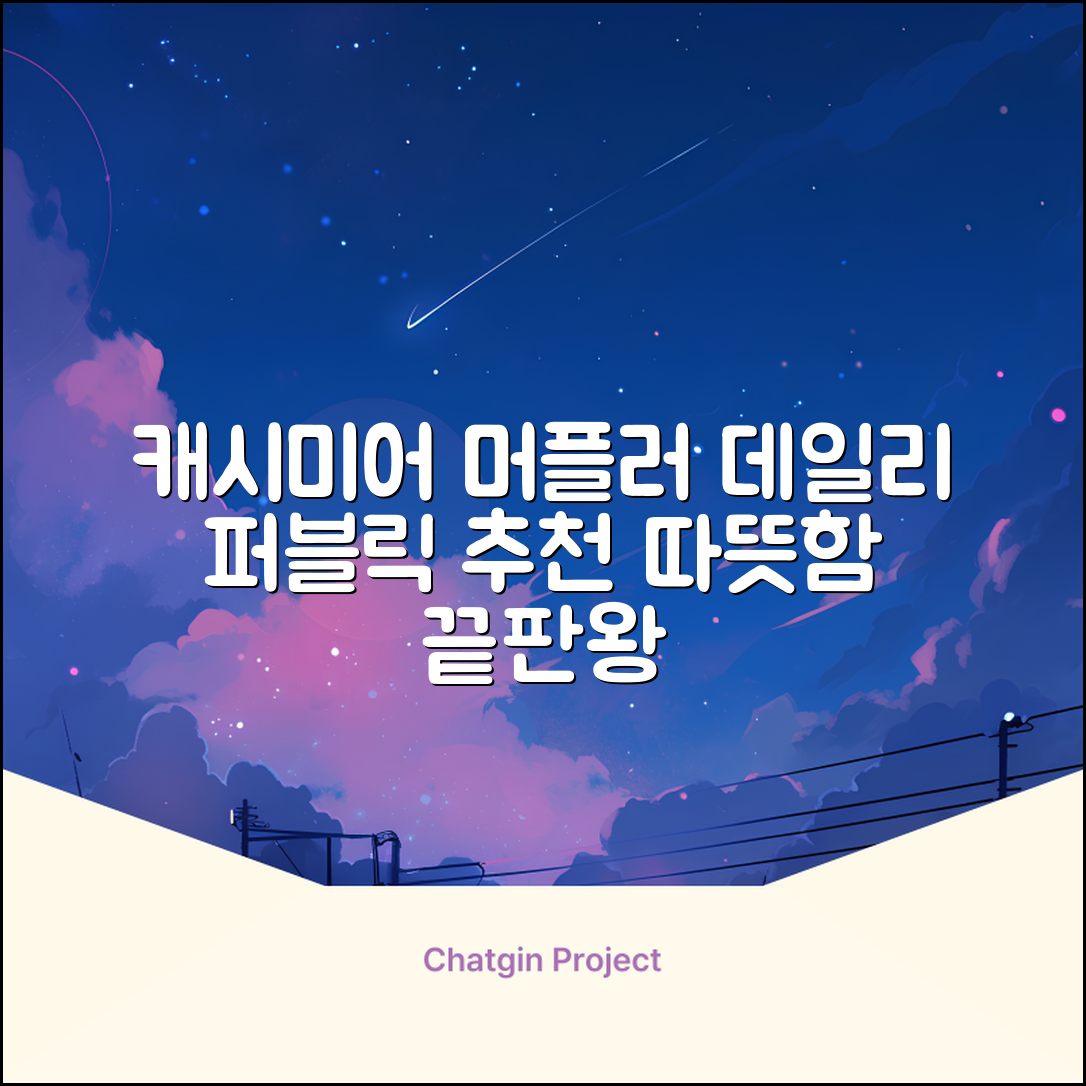 데일리퍼블릭 롱 캐시미어 머플러 목도리 넥워머 추천 리뷰
