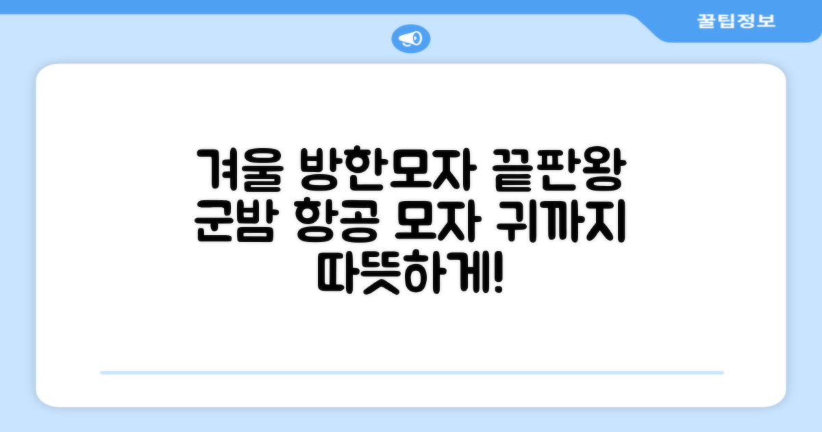 킹얀 겨울 방한모자 남여공용 군밤 항공 마스크 귀도리 모자 추천 리뷰